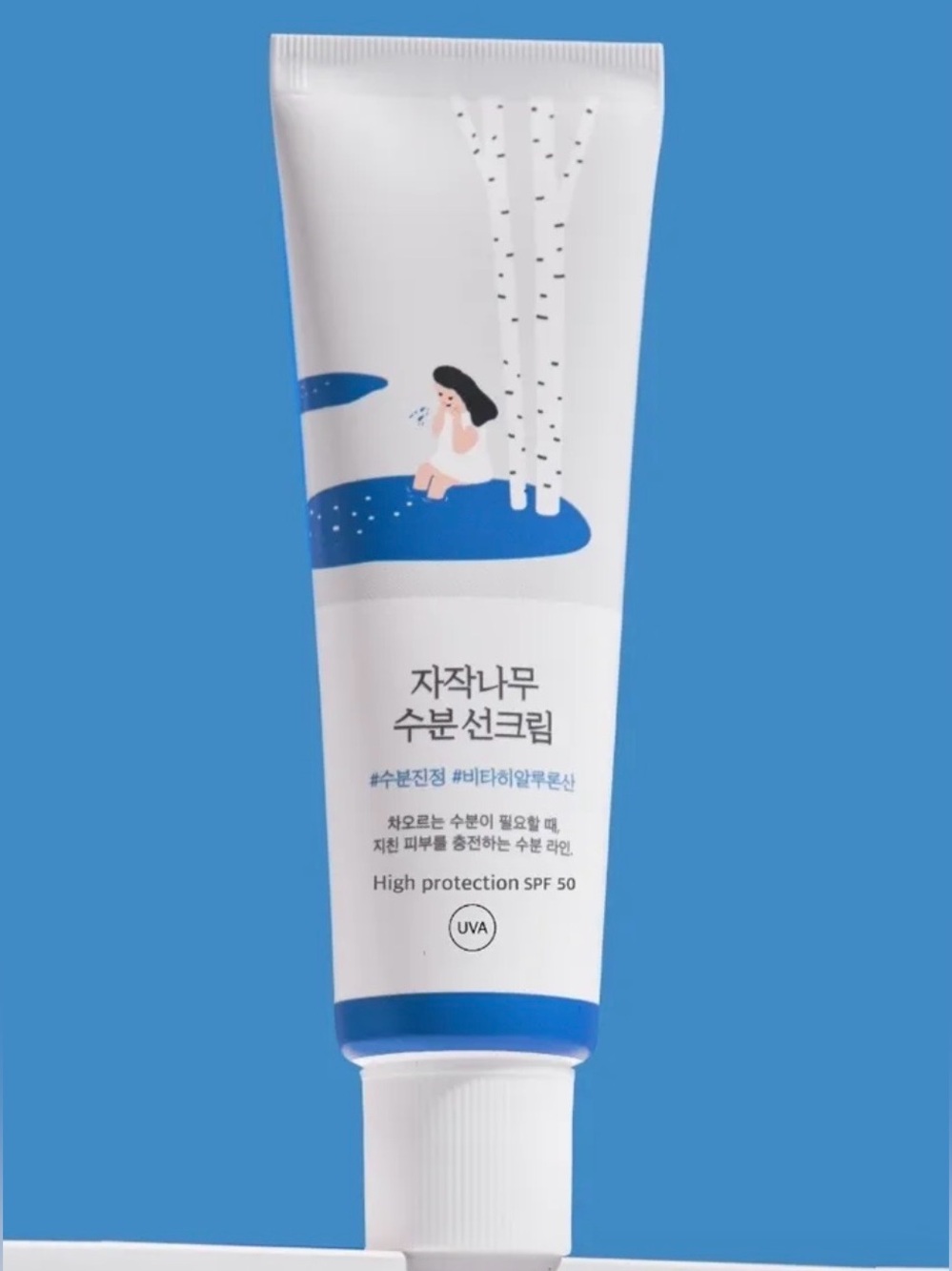 Round Lab Birch Juice Moisturizing Sunscreen SPF 50+ PA+ original formula. 50ml